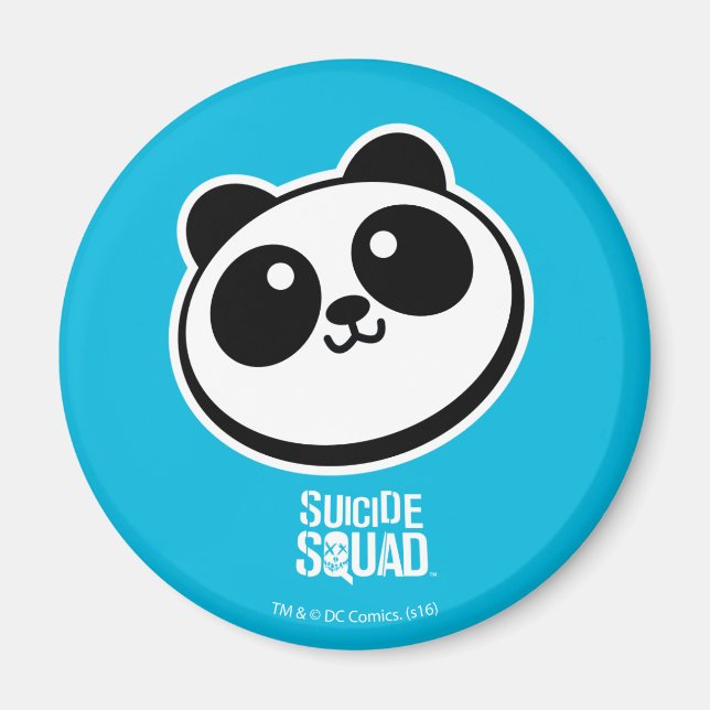 Imán Escuadrón suicida | Logo de Panda Purveyors (Frente)
