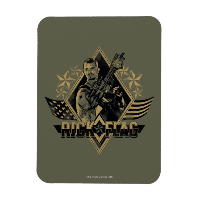 Imán Escuadrón suicida | Marca Rick (Vertical)