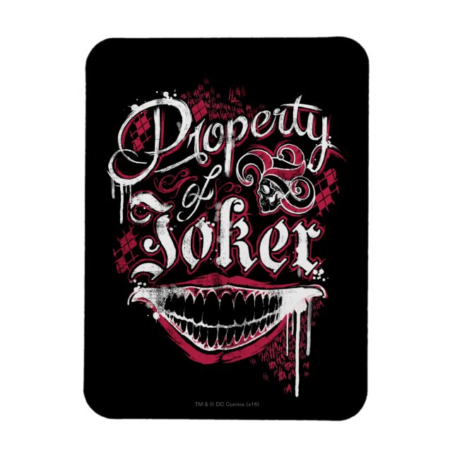 Imán Escuadrón suicida | Propiedad de Joker (Vertical)