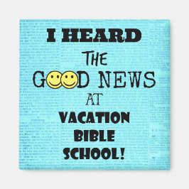 Imán Escuché las buenas noticias en la escuela de vacac