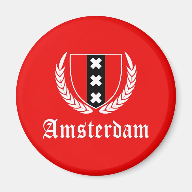 Imán Escudo de Ámsterdam (Frente)