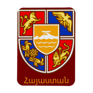 Imán Escudo de Armas Armenio Patrimonio y Símbolos