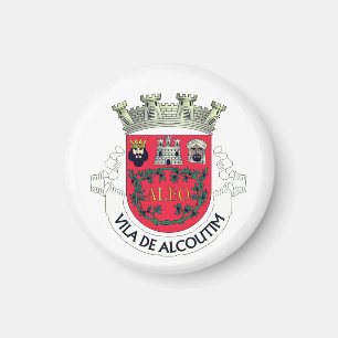 Imán Escudo de armas de Alcoutim, Portugal
