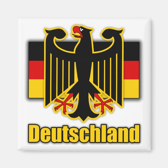 Imán Escudo de armas de Alemania (Frente)