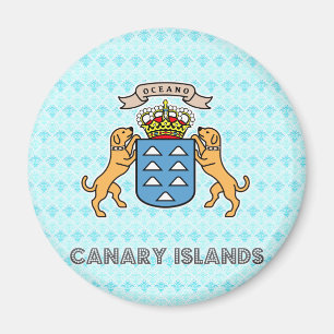 Imán Escudo de armas de alta calidad de las Islas Canar