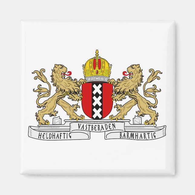 Imán Escudo de armas de Amsterdam (Frente)