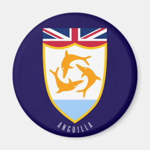 Imán Escudo de armas de Anguila