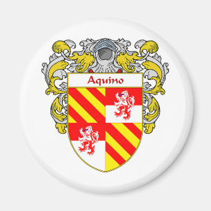 Imán Escudo de armas de Aquino (cubierto)