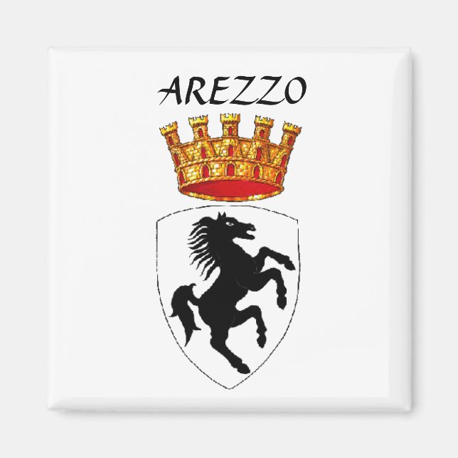 Imán Escudo de armas de Arezzo (Frente)