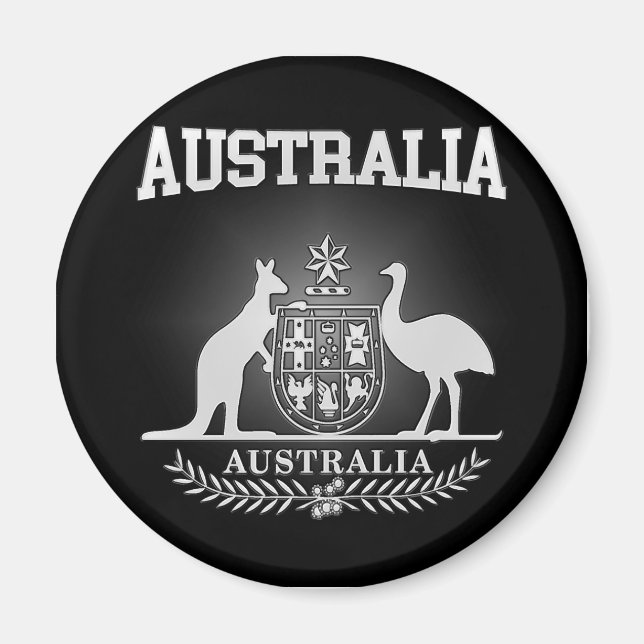 Imán Escudo de armas de Australia (Frente)