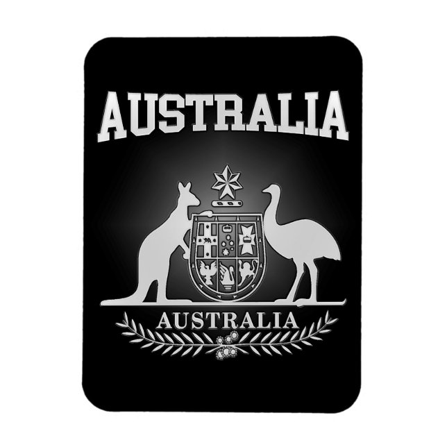 Imán Escudo de armas de Australia (Vertical)