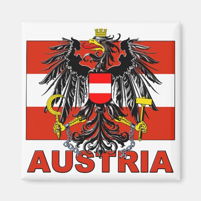 Imán Escudo de armas de Austria (Frente)