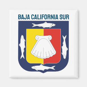 Imán Escudo de armas de Baja California Sur