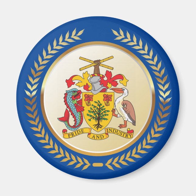 Imán Escudo de armas de Barbados