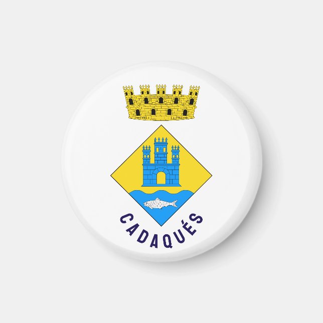 Imán Escudo de armas de Cadaqués (Frente)