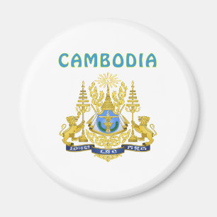Imán Escudo De Armas De Camboya