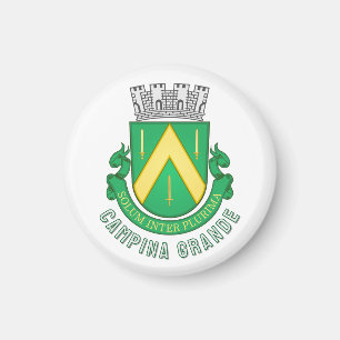 Imán Escudo de Armas de Campina Grande, Paraíba - BR