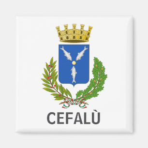 Imán Escudo de armas de Cefalú - Sicilia
