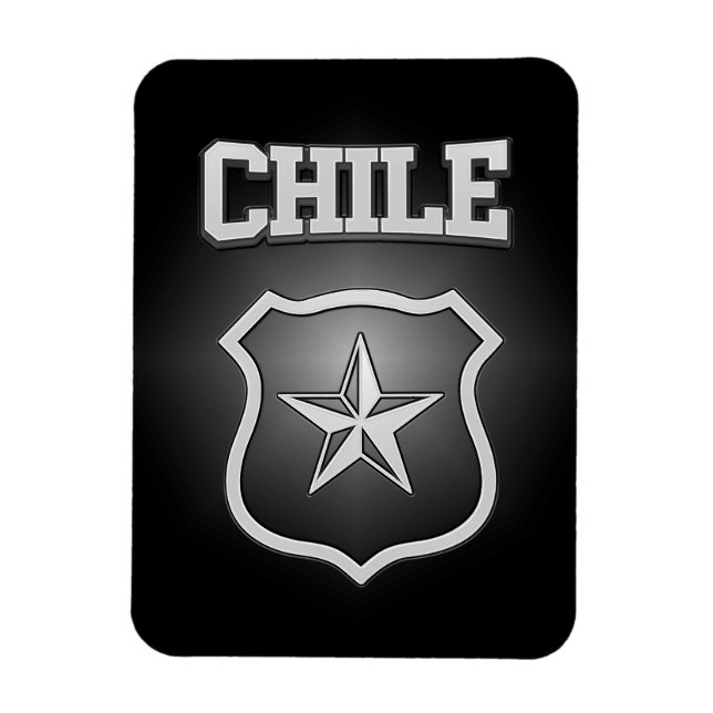 Imán Escudo de armas de Chile (Vertical)