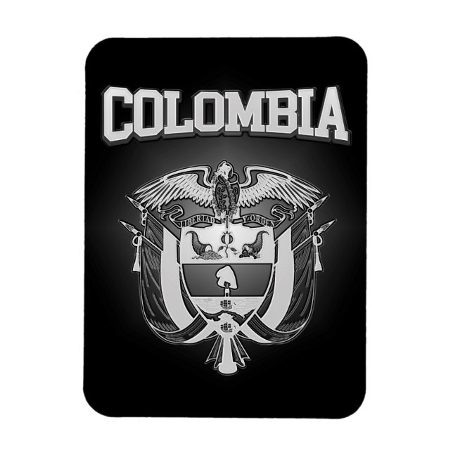 Imán Escudo de armas de Colombia (Vertical)