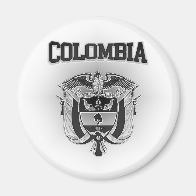 Imán Escudo de armas de Colombia (Frente)