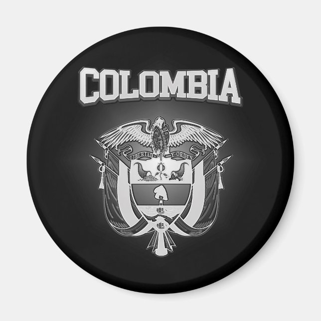 Imán Escudo de armas de Colombia (Frente)