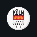 Imán Escudo de armas de Colonia (Alemania)<br><div class="desc">La Catedral de Colonia Católica medieval de la ciudad (Kölner Dom), la tercera iglesia más alta del mundo y la catedral más alta del mundo, construida para albergar el Santuario de los Tres Reyes, es un monumento mundialmente reconocido y uno de los lugares de interés y peregrinación más visitados de...</div>