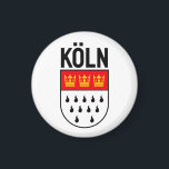 Imán Escudo de armas de Colonia (Alemania)<br><div class="desc">La Catedral de Colonia Católica medieval de la ciudad (Kölner Dom), la tercera iglesia más alta del mundo y la catedral más alta del mundo, construida para albergar el Santuario de los Tres Reyes, es un monumento mundialmente reconocido y uno de los lugares de interés y peregrinación más visitados de...</div>