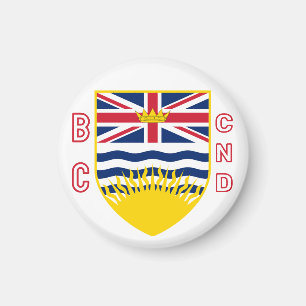 Imán Escudo de Armas de Columbia Británica - CND