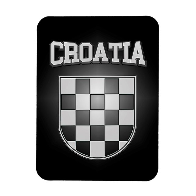 Imán Escudo de armas de Croacia (Vertical)