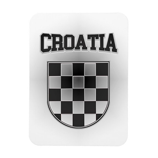 Imán Escudo de armas de Croacia (Vertical)