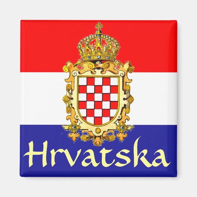 Imán Escudo de armas de Croacia (Frente)