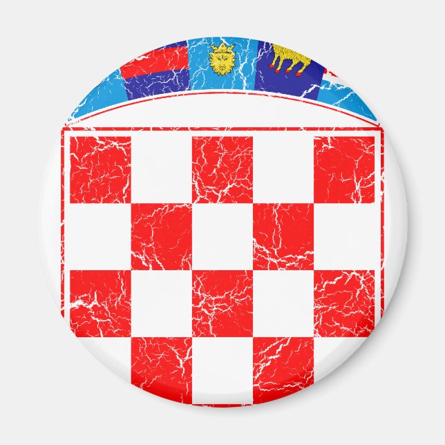 Imán Escudo De Armas De Croacia (Frente)