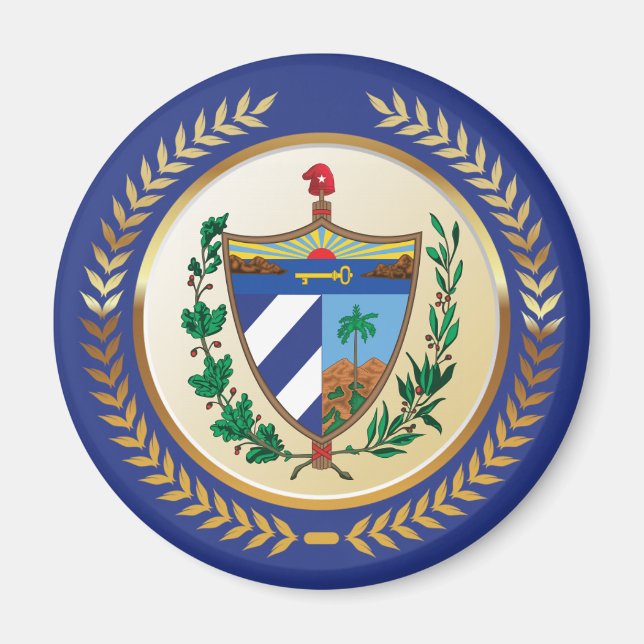 Imán Escudo de armas de Cuba (Frente)