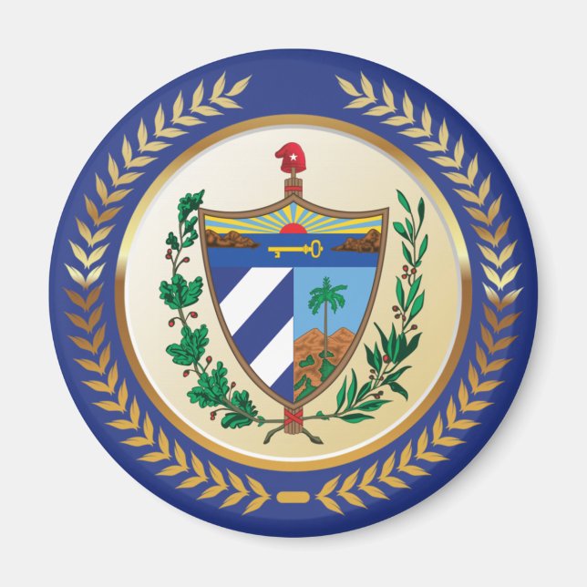 Imán Escudo de armas de Cuba (Frente)
