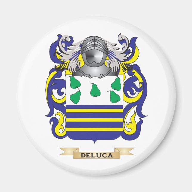 Imán Escudo de armas de DeLuca (Frente)