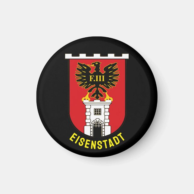 Imán Escudo de armas de Eisenstadt - AUSTRIA (Frente)