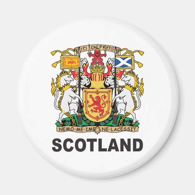 Imán Escudo De Armas De Escocia (Frente)
