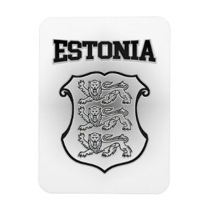 Imán Escudo de armas de Estonia