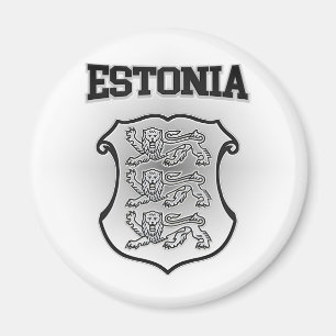 Imán Escudo de armas de Estonia
