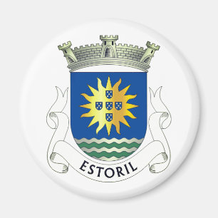 Imán Escudo de armas de Estoril, Portugal Magnet