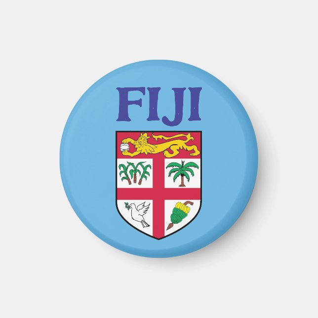 Imán Escudo de armas de Fiji (Frente)