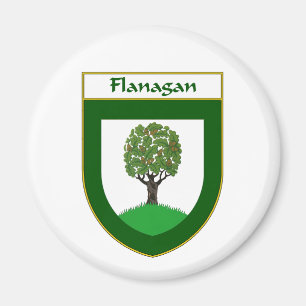 Imán Escudo de armas de Flanagan/escudo de la familia