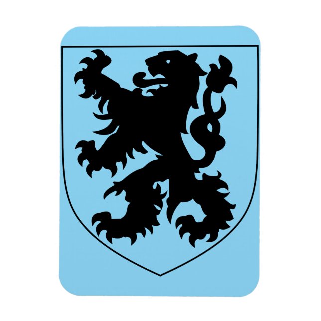 Imán Escudo de Armas de Flandes (Vertical)