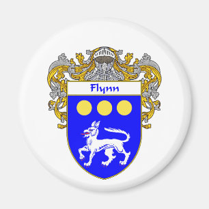 Imán Escudo de armas de Flynn (cubierto)