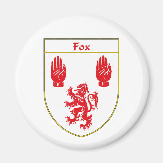 Imán Escudo de armas de Fox/escudo familiar