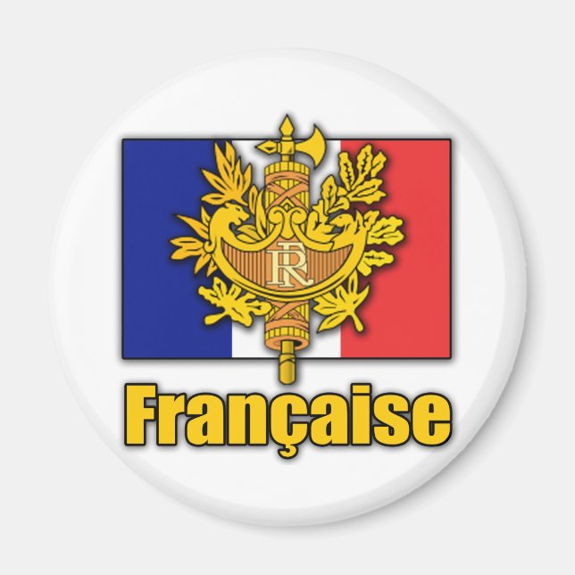 Imán Escudo de armas de Francia (Frente)