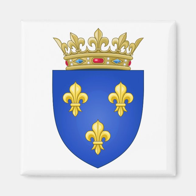 Imán Escudo de armas de Francia (Frente)