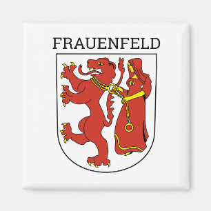 Imán Escudo de armas de Frauenfeld, Suiza