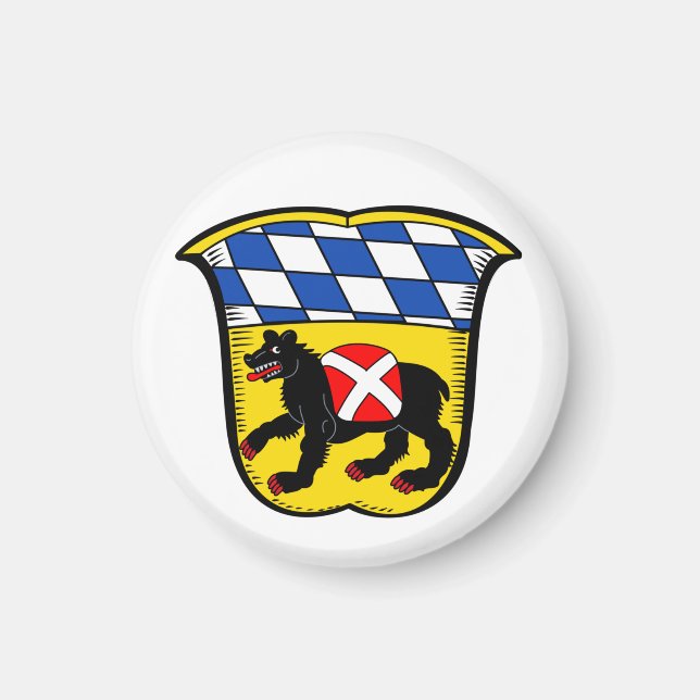 Imán Escudo de armas de Freising, Alemania (Frente)